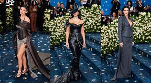 Clã Kardashian-Jenner aposta em tons escuros e looks arrasadores para o MET Gala 2025