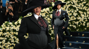 Rihanna está grávida! Com look grifado, cantora encerra o Met Gala 2025 em grande estilo à espera do 3º filho com A$AP Rocky!