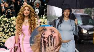 'Shakira boca de sacola': cantora comete GAFE e entrega nova gravidez de Rihanna no MET Gala 2025