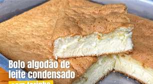 Bolo Algodão de Leite Condensado que Fiz Pro Café com as Vizinhas - Ficou Macio que Nem Nuvem!
