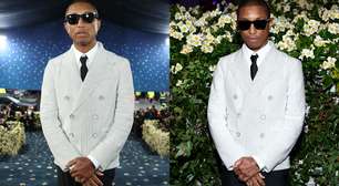 Pharrell Williams usa joia personalizada e exclusiva durante MET Gala 2025; saiba detalhes