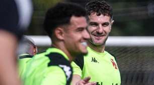 Vasco terá reforço de Coutinho e Vegetti na Sul-Americana