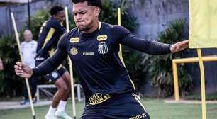 Gabriel Veron se reapresenta e treina normalmente pelo Santos