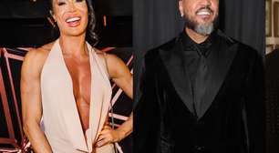 Após encontro de Gracyanne Barbosa e ex-marido, Belo, na festa de Leo Dias, namorada do cantor reage: 'Viver a vida...'