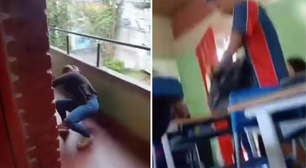 Adolescente de 15 anos agride professora após bronca por uso de celular; entenda