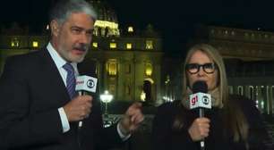 Climão! Ilze Scamparini foge de William Bonner ao vivo