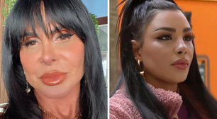 Jenny Miranda alfineta Gretchen e diz que participante do Power Couple 'não ama ninguém'