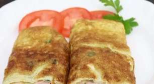 Omelete recheado pra salvar seu dia: Perfeito quando você tá sem tempo!