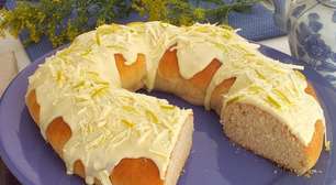 Receita de rosca de limão siciliano: a medida certa do doce e do azedinho