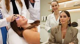 Deborah Secco faz transplante de sobrancelhas e comemora antes e depois: 'Me incomodava'