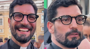Padre 'gato' é flagrado no conclave e viraliza nas redes sociais: 'É o superman disfarçado?'