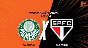 Palmeiras x São Paulo: onde assistir, escalações e arbitragem
