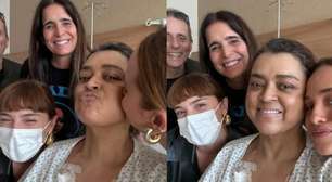Sob cuidados da mesma médica, Preta Gil compartilha foto com Tony Bellotto em hospital