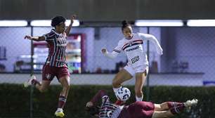 Em jogo marcado por expulsão, São Paulo e Fluminense empatam sem gols no Brasileirão feminino