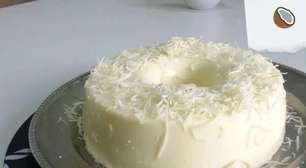Pudim de coco gelado para o Dia das Mães: a sobremesa cremosa que vai deixar o almoço ainda mais especial!