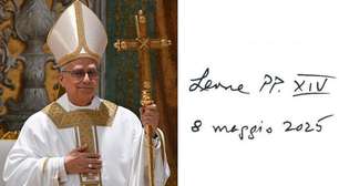 Veja como é a assinatura do papa Leão XIV