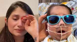 Esposa de Zé Vaqueiro desabafa sobre morte do filho aos 11 meses: 'Pedaço que falta'