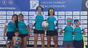 Definidos os campeões da 4ª etapa do  Circuito Fairmont de Beach Tennis