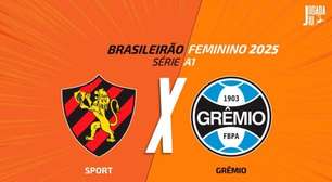 Sport x Grêmio (feminino): onde assistir, escalações e arbitragem