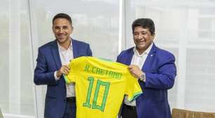 Pedrinho busca a contratação de Rodrigo Caetano, diretor de seleções da CBF, para o Vasco