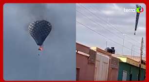 Balão despenca após pegar fogo no céu e deixa um morto em evento no México