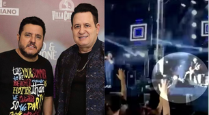 Marrone perde a memória após cair do palco durante show; cantor segue internado