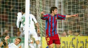 Primeiro título de Messi com o Barcelona completa 20 anos