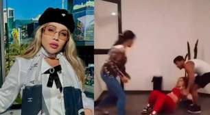 Imagens fortes! Veja o momento em que influenciadora é agredida pelo ex e sua mãe