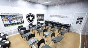Botafogo inaugura sala de estudos para jogadores da base