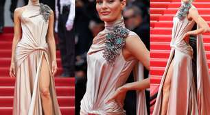 Estilo Goddess Core e diamantes de 240 mil quilates: o look inspirado nas deusas gregas de Isabeli Fontana em Cannes 2025
