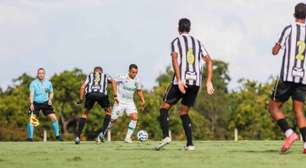 Cuiabá marca no fim, sai da zona do rebaixamento, e tira o Santos do G8 do Brasileirão Sub-20