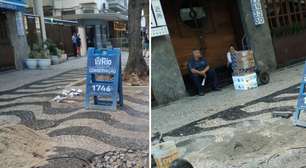 Calçadas de Copacabana, Leblon e Ipanema recebem tratamento da SECONSERVA