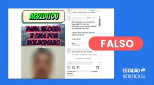 É falso que Leão XIV tenha citado Bolsonaro como 'político que defende a fé cristã'