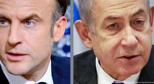 Macron e Netanyahu trocam farpas sobre bloqueio a Gaza