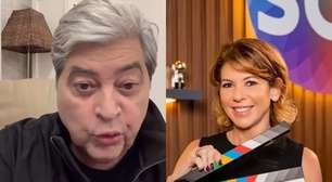 Datena chora com recado da filha de Silvio Santos após se demitir do SBT: 'Eu deixei'