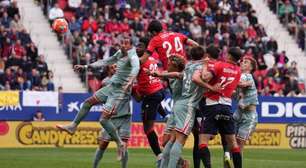 Sem força ofensiva, Atlético de Madrid perde para o Osasuna pelo Espanhol