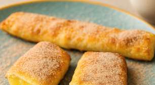 Cartola na airfryer: sobremesa fácil de banana e queijo