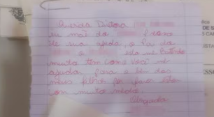 SP: vítima de violência doméstica é resgatada após pedir ajuda em bilhete escolar escondido