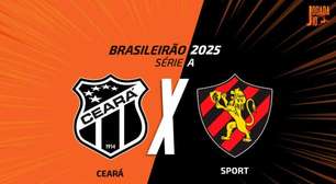 Ceará x Sport: onde assistir, escalações e arbitragem
