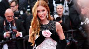 Ela chegou! Marina Ruy Barbosa brilha com vestido P&amp;B bordado no 4º dia do Festival de Cannes 2025. Veja fotos do look!