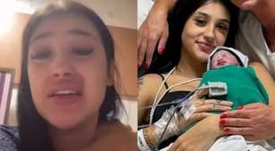 Bia Miranda revela verdadeiro motivo da filha recém-nascida ainda estar na UTI