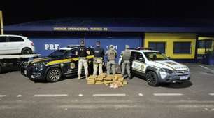 Homem é preso com 100 kg de maconha e mais de mil comprimidos de ecstasy em Torres