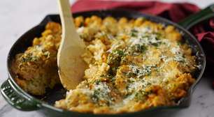 Arroz de Forno Cremoso de Camarão