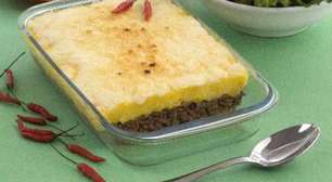Escondidinho de mandioquinha e carne moída para uma refeição completa