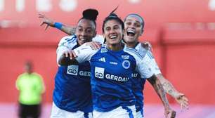 Cruzeiro vence e dispara na ponta do BR Feminino; veja imagens do jogo