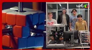 Robô monta cubo mágico em 0,1 segundo e entra para o Guinness