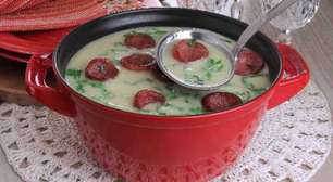 Caldo verde de chuchu: teste a receita quentinha e saborosa