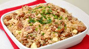 Baião de dois na pressão: rico em sabor para o seu almoço