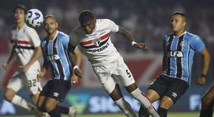 São Paulo vence Grêmio, de virada, no Brasilerão
