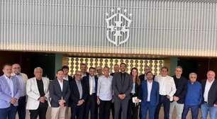 Candidato único na CBF, Xaud se apresenta à comissão de clubes
